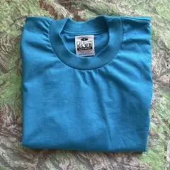 訳アリ プロクラブPROCLUB ターコイズ TシャツMADE IN USA M