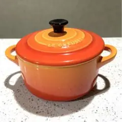 ルクルーゼ ミニココット 2個セット オレンジ 新品