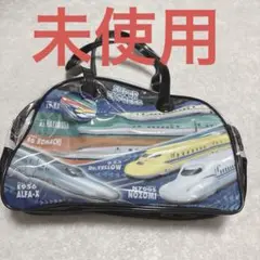 【未使用】プールバッグ　新幹線　ビニール　男の子　電車　はやぶさ　こまち