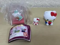 ハローキティ ポケットワールド　他　ミニフィギュア　3点