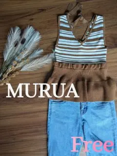 タイムセール★1,900円→1,600円★MURUA ニット　ノースリーブ