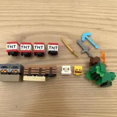 レゴ❁︎マインクラフト 作業台、かまど、TNT他 ヘッドパーツ、武器