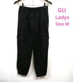 ★GU　ジーユー　レディース　ウエストゴム　カーゴパンツ　Mサイズ