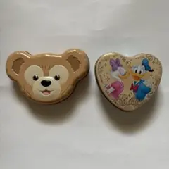 【ディズニー】ダッフィー ➕ ドナルドダックとデイジーダック　空き缶
