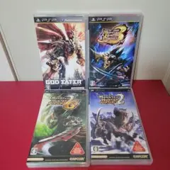 PSPソフト4本セット4【モンハン】