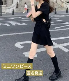 GLAMOROUS JANE グラマラスジェーン バルーン袖 ミニワンピース