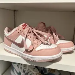 NIKE スニーカー ピンクベルベット 22.5