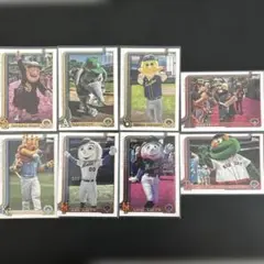 【即買い大歓迎】topps 2025 series1 MLBマスコットカード8枚