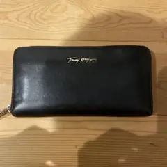 Tommy Hilfiger 長財布 黒 レザー