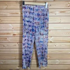 (人気デザイン)pleats please プリーツパンツ 総柄 イッセイミヤケ