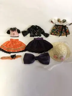 ミディブライスハンドメイドワンピース　ハロウィン服3着