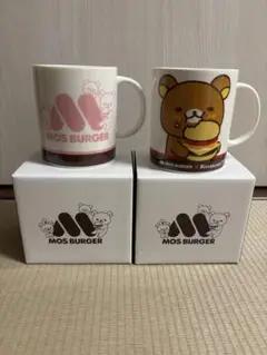 MOS BURGER リラックマ コラボ マグカップ 2個セット ①