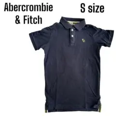 Abercrombie & Fitch ダークネイビー ポロシャツ Sサイズ