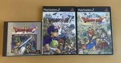 【PS1&2】ソフト 3点 ドラゴンクエスト4・5・8