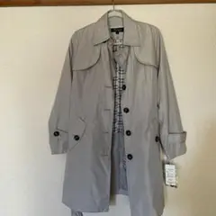 レディース　トレンチコート　新品タグ付　グレー　L 春　アウター