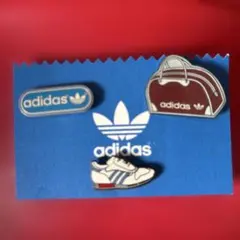 ヴィンテージ　adidas ピンバッジ old adidas ヴィンテージ ピンバッジ 35個セット - メルカリ