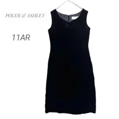 POLER&ASHLEY ポーラーアシュレイ ノースリーブ ワンピ L 日本製
