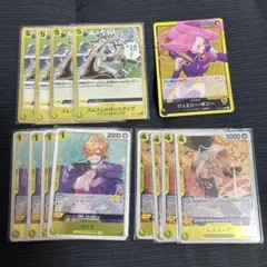 ワンピースカード　受け継がれる意志　黄色デッキ　R ボニー　ベガパンク