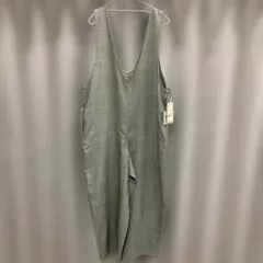 studio CLIP サロペット Uネック グレージュ
