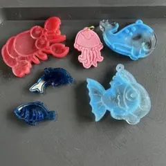 レジン型 海の生物 6個セット