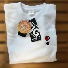 BEAUMERE I ♥ NYトレーナー LL ホワイト