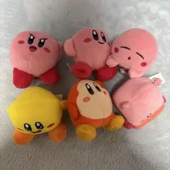 星のカービィ ぬいぐるみ 6体セット　ハッピーセット　マック　おもちゃ