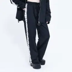 REFLEM Dリングロゴテープナイロンパンツ ブラック