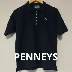 PENNEYS ペニーズ コーエンブラック ポロシャツ M