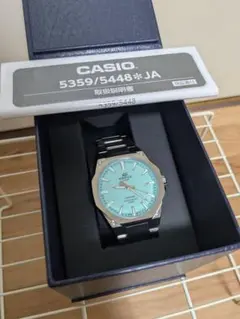 【未使用】エディフィスCASIO　EFR-S108DJ　ターコイズブルー