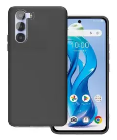 Nubia S 5G ケース 柔軟性 TPU素材 ブラック ay375