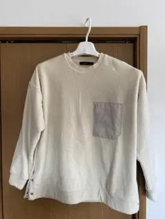 RAGEBLUE クリーム色 フリース トレーナー