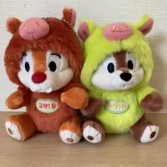 チップとデール　ぬいぐるみ　バッチ　2019