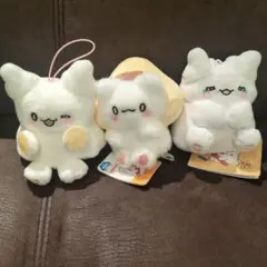 はなまるおばけ　シリーズバラバラ　少し大きめマスコット　３個