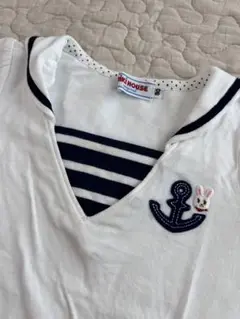 ミキハウス ストライプ Tシャツ 90cm