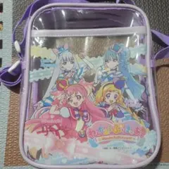わんだふるぷりきゅあ　ショルダーバック　クリアバック　ビニールバック
