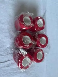 【ピンク】フィッティングテープ 5㎝幅 6巻 伸縮