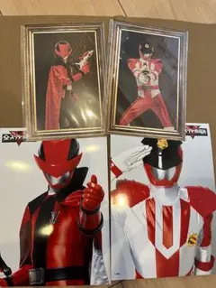 ルパンレッド パトレン1号 ブロマイド 額縁ビジュアルカード 全スーパー戦隊展