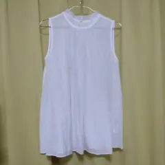 UNITED ARROWS ノースリーブ ブラウス ホワイト