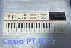Casio PT-82 ホワイト☆ミニシンセサイザー☆日本製☆1986年☆ CASIO PT-82 // sound overview - YouTube