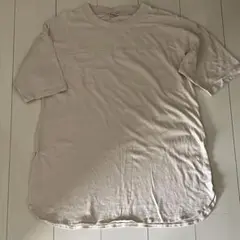 SM2 サマンサモスモス　Tシャツ　スリット　夏　半袖　ベージュ　F