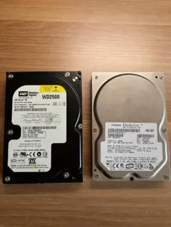WD2500 & Hitachi Deskstar HDD 250GB 80GB