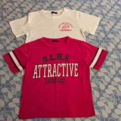 Lovetoxic プリントTシャツ 2枚セット（L）
