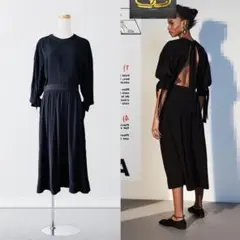定価12万！新品 ROSETTA GETTY ロング ワンピース 黒 S