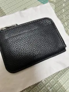 【値下げしました！】エコー　レザー小銭入れ　ブラック　ユニセックス