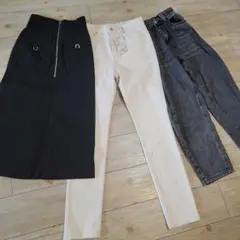 無印タグ付Dazy FRIFUL スリムデニムパンツ W26-L30ssize