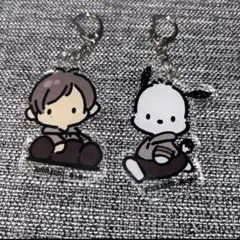 ゲーム実況者 ポッキー サンリオ ポチャッコ アクリルキーホルダー コラボ 2つ