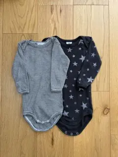 プチバトー ロンパース 6m セット