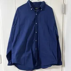 ネイビー ボタンダウンシャツ Mサイズ