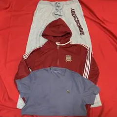 Abercrombie & Fitch パーカー &パンツ&Tシャツ3点セット