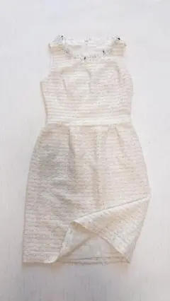 美品‼️【ハロッズ Harrods】上品なツイードワンピース